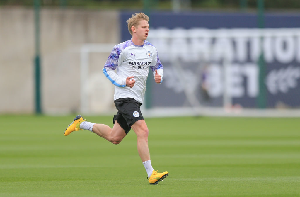 Manchester City Fans and Zinchenko : Feel the Love